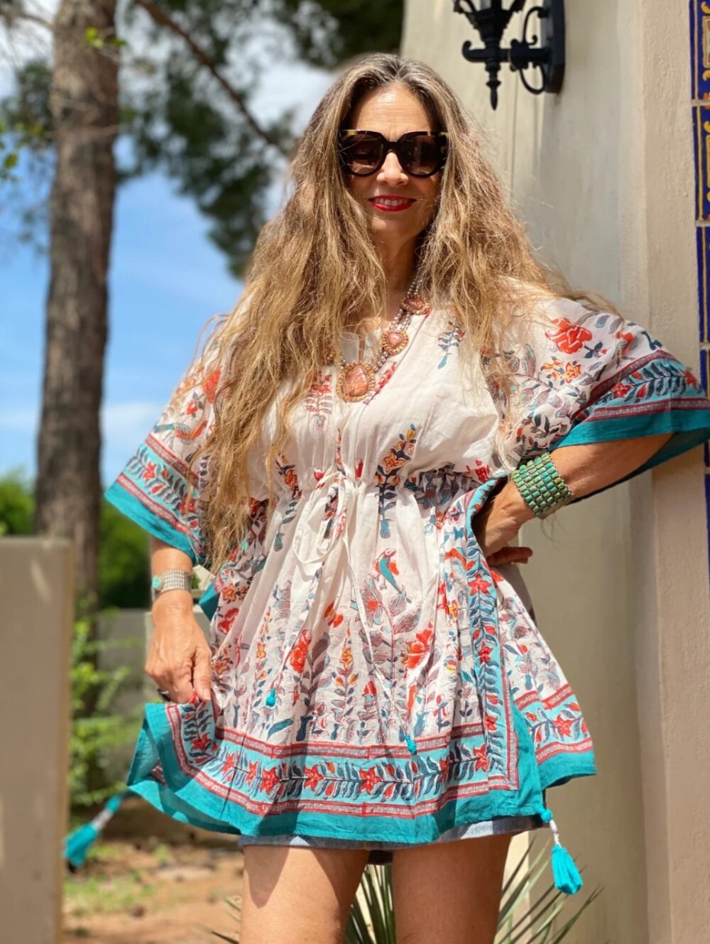 Pax Philomena Nirvana Short Kaftan One Size